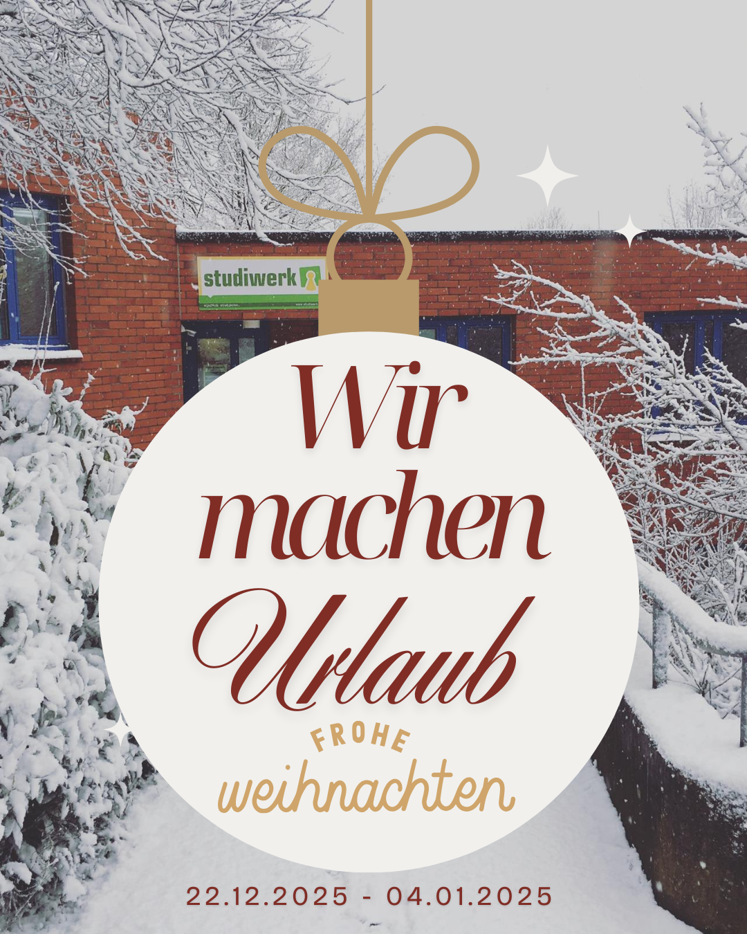 Foto: Weihnachtsferien beim Studiwerk