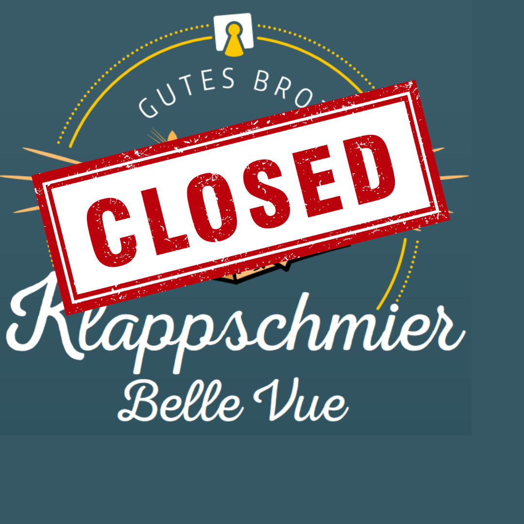 Foto: Schließung Klappschmier BelleVue