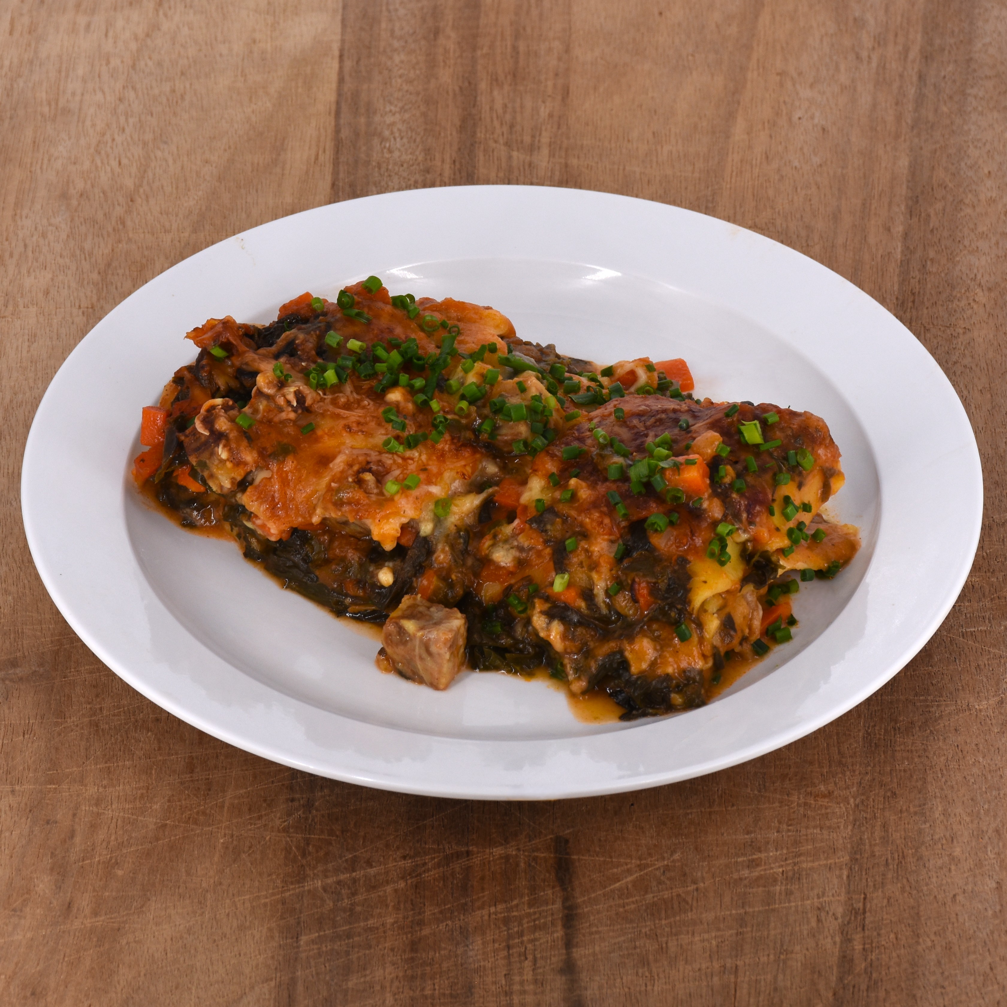 Foto: Mahlzeit Hausgemachte Fischlasagne
