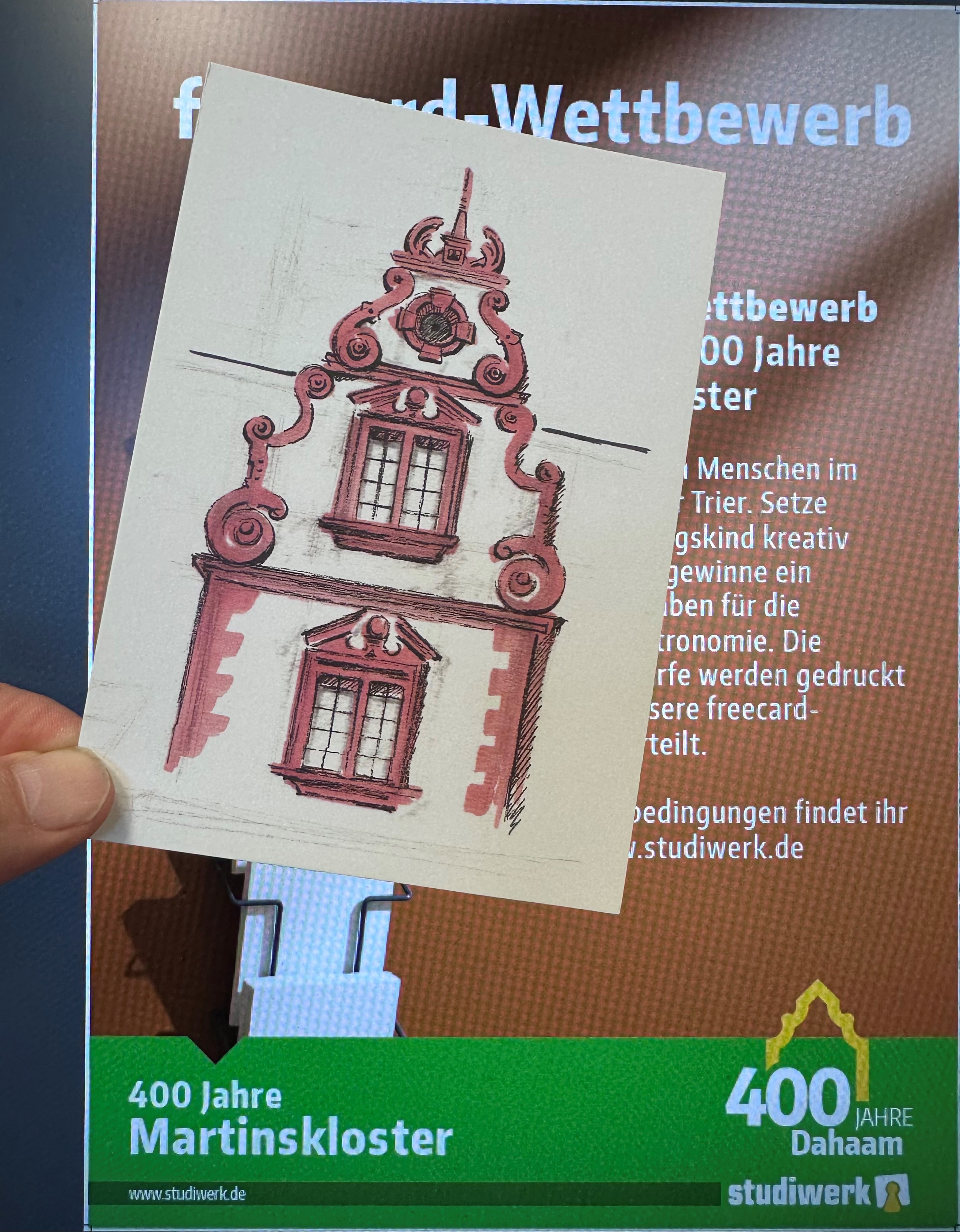 Foto: Kreativwettbewerb verlängert:  "400 Jahre Martinskloster - Die FreeCard"