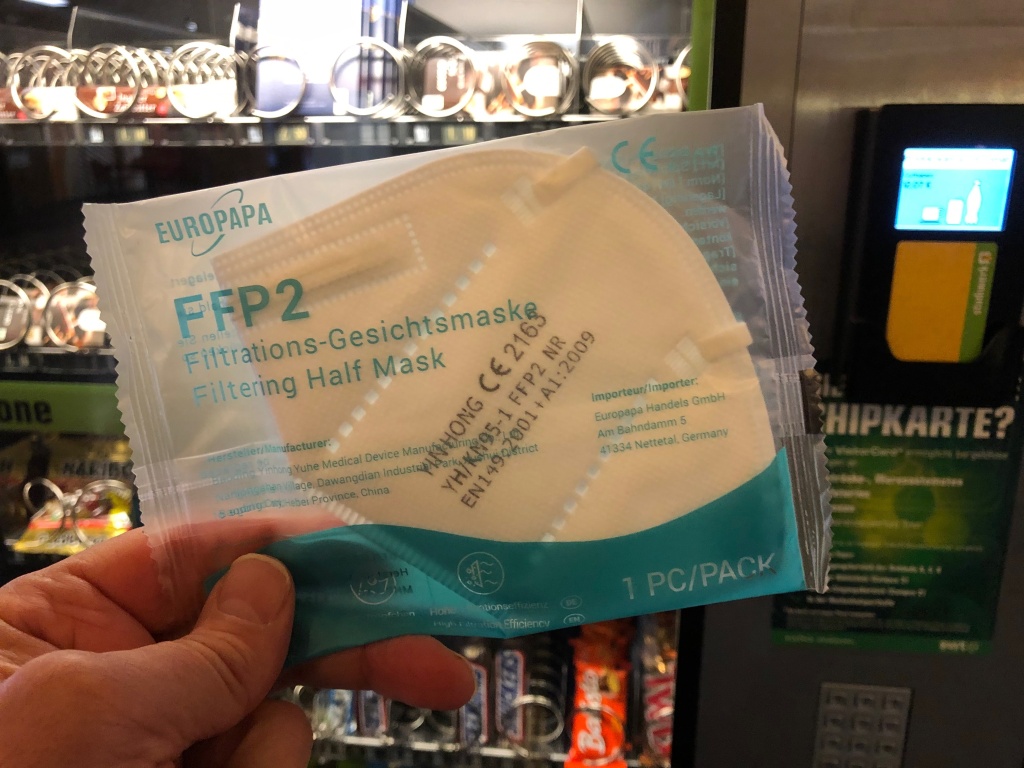 Bild: FFP 2 Masken am Automaten kaufen