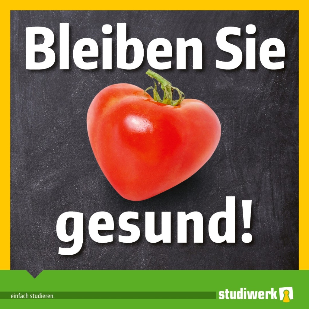 Bild: HINWEIS an alle Gäste der Mensa Tarforst: Nur To-Go Betrieb!