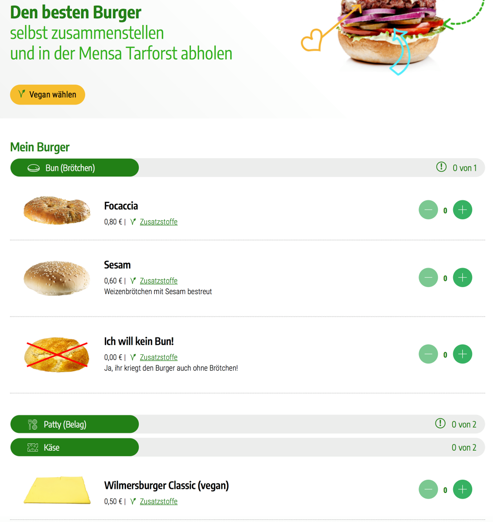 Bild: Ab sofort auch veganer Käse am Burgenerator