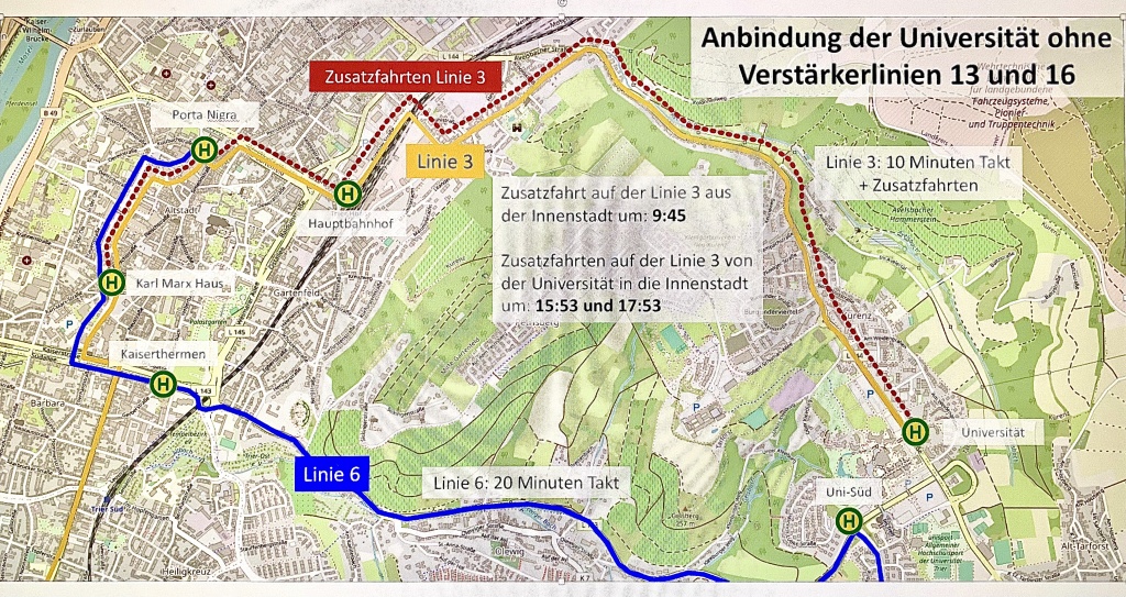 Bild: Stadtwerke-Buslinien 13 und 16 krankheitsbedingt eingestellt