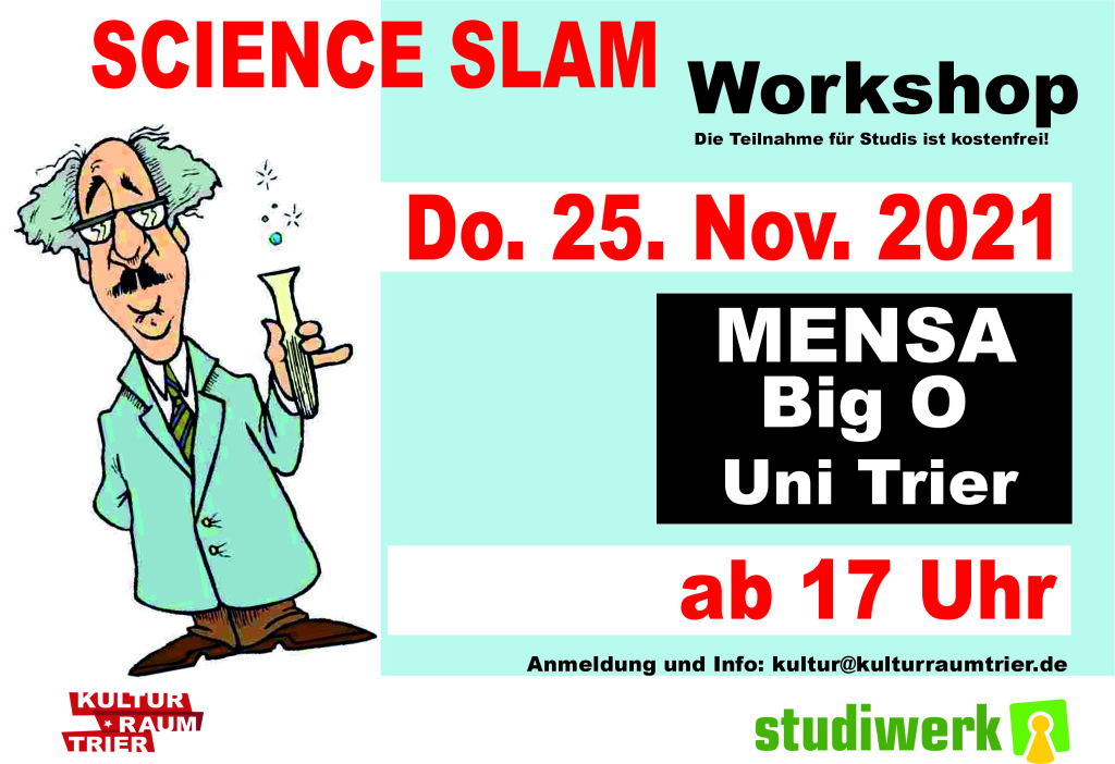 Bild: Kostenloser Science Slam Workshop vom Studiwerk