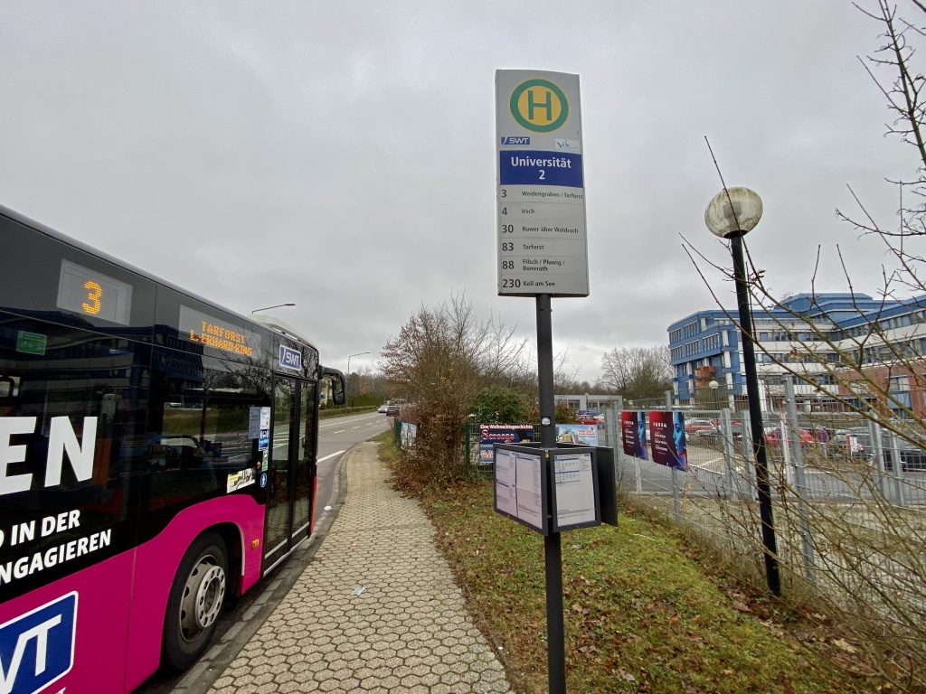 Bild: Reduzierung im Bustakt zur Uni - Erfahrungsberichte gefragt