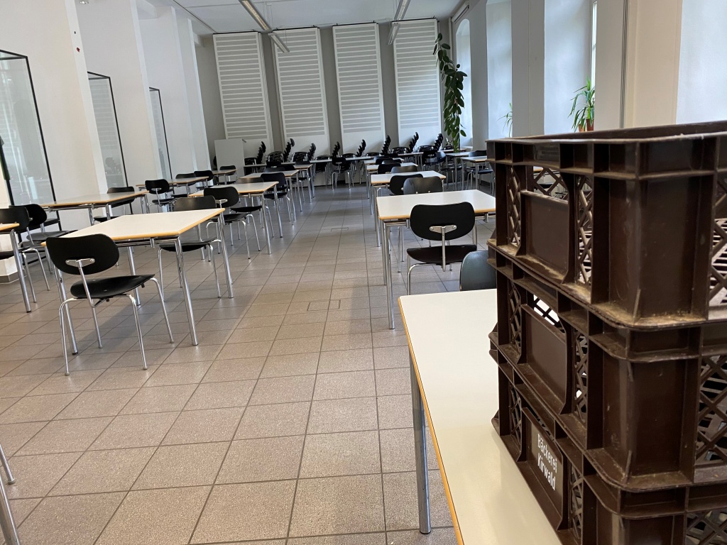 Bild: Mensa Irminenfreihof wird für einen Tag zum Impfzentrum