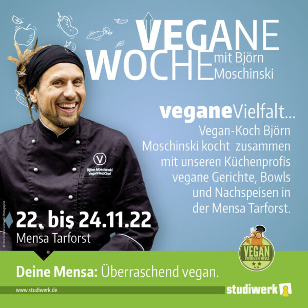 Bild: Vegane Woche vom 22. bis 24. November: Mensa Tarforst