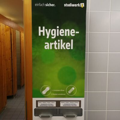 Bild: Hygieneautomat am Umwelt-Campus Birkenfeld