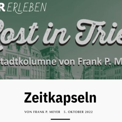 Bild: "Lost in Trier" - die Stadtkolumne von Frank F. Mayer